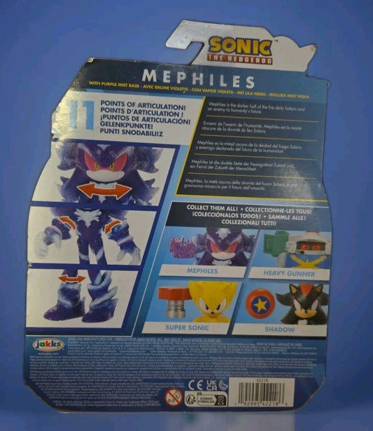 Mephiles Action Figure Jakks Pacific Sonic The Hedgehog Action Figure